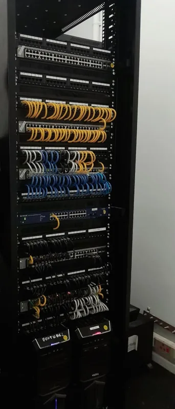 Aura Intelligence Structured cabling & rack build in the Western Cape